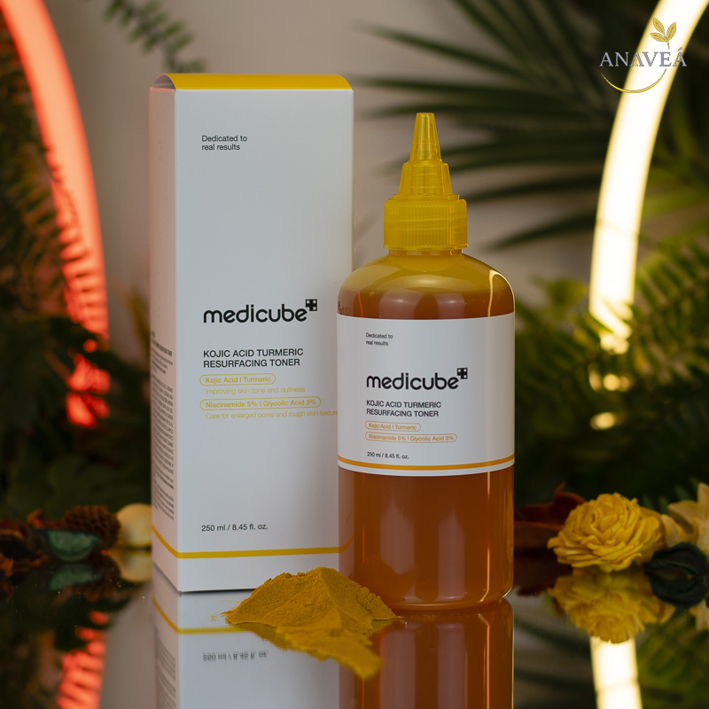 Medicube Kojic Acid Turmeric Resurfacing Toner 250 ml