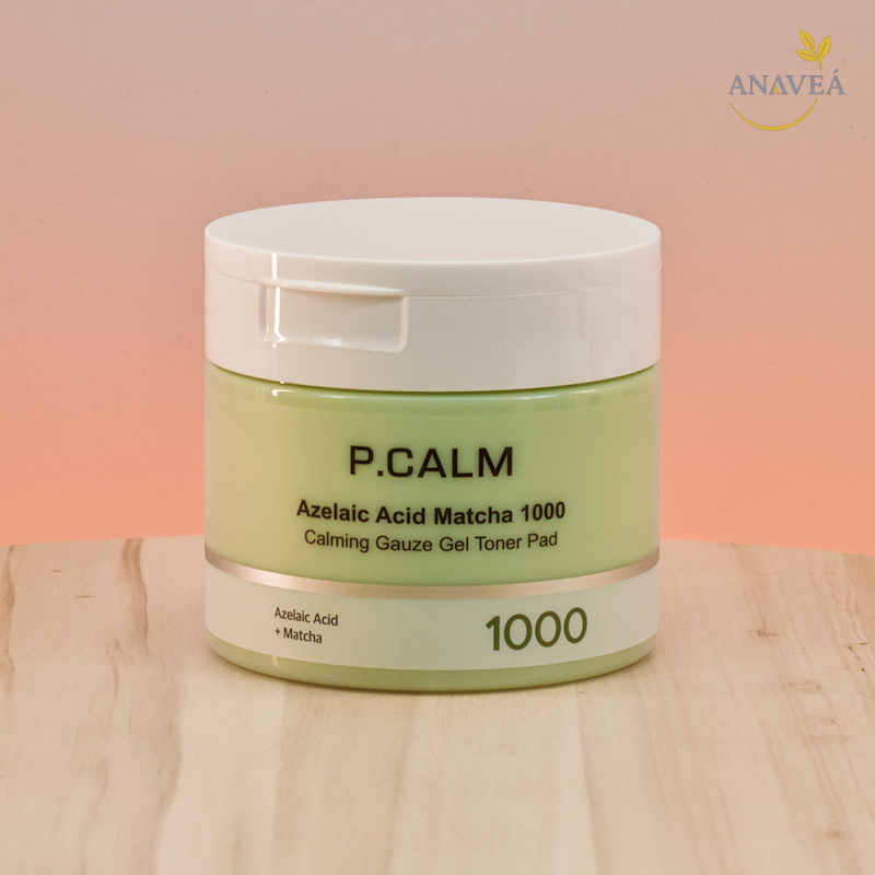P.CALM Azelaic Acid Matcha 1000 Toner Pads - imagine 2